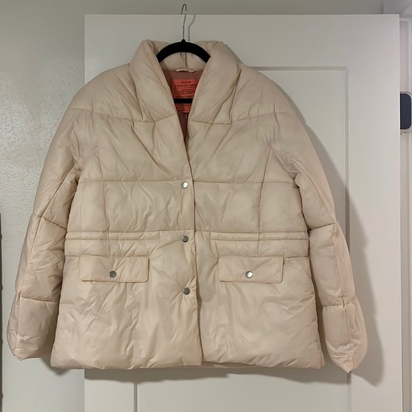 J Crew Alps Puffer Jacket Sz M - Picture 2 of 2